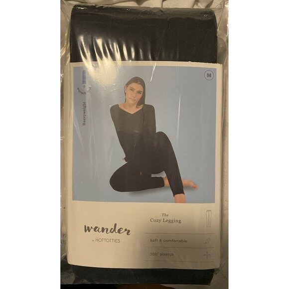 Wander x Hottoties Womans Gray The Cozy Legging Plush Lined SZ S - Picture 4 of 5
